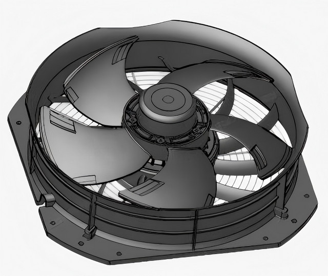 NP-A/E Series Axial Fan with Nylon Impeller 505mm AC/450mm EC Axial Fans