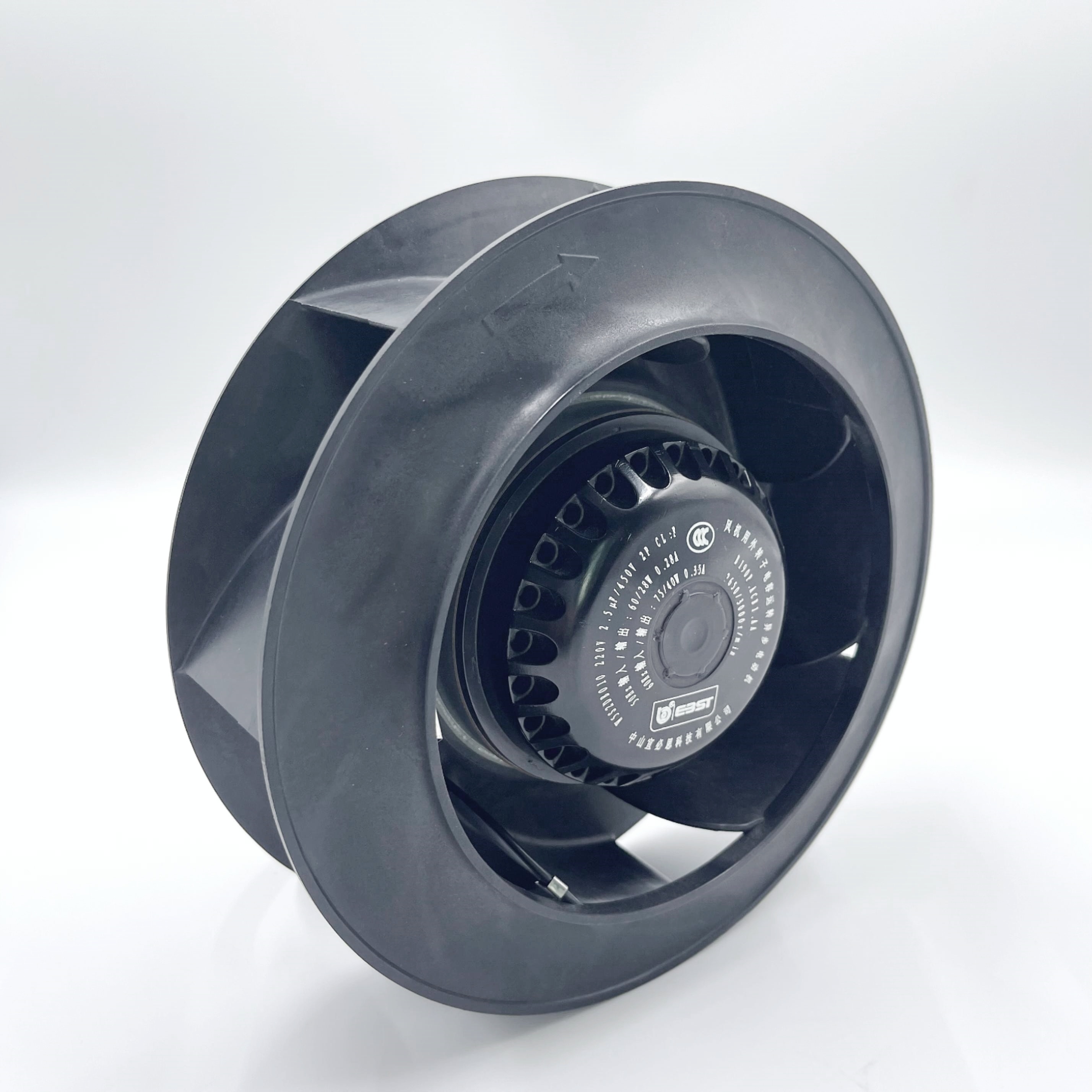 BN-A Series Backward-curved Centrifugal Fan AC133/175/190/225/250mm